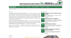 Desktop Screenshot of pro-medicus.pl